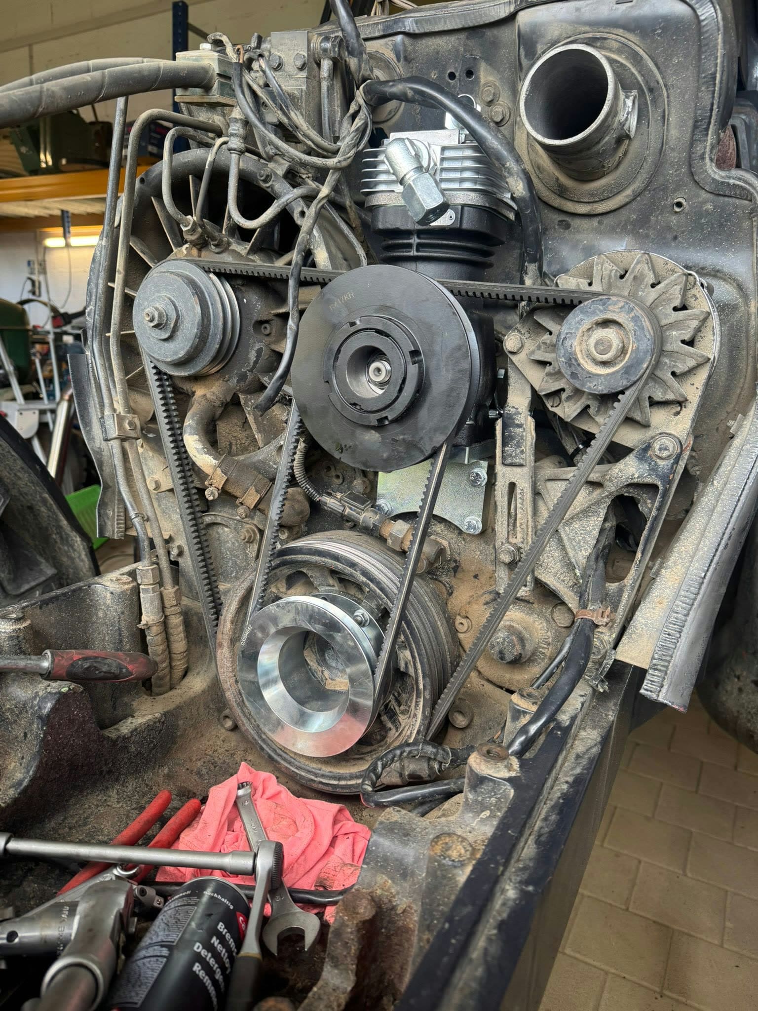 Druckluft nachgerüstet