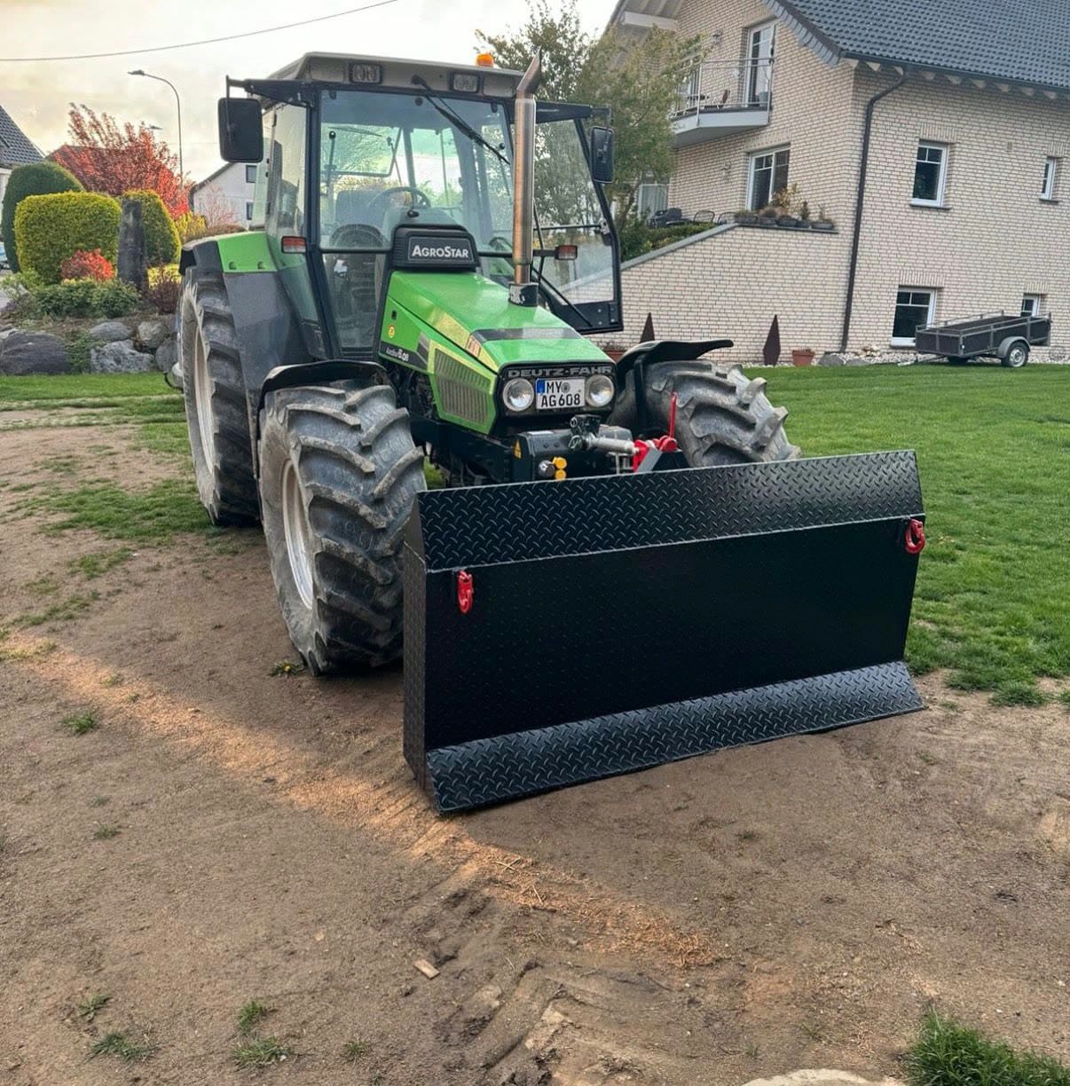 Frontgewicht Polterschild Eigenbau 3
